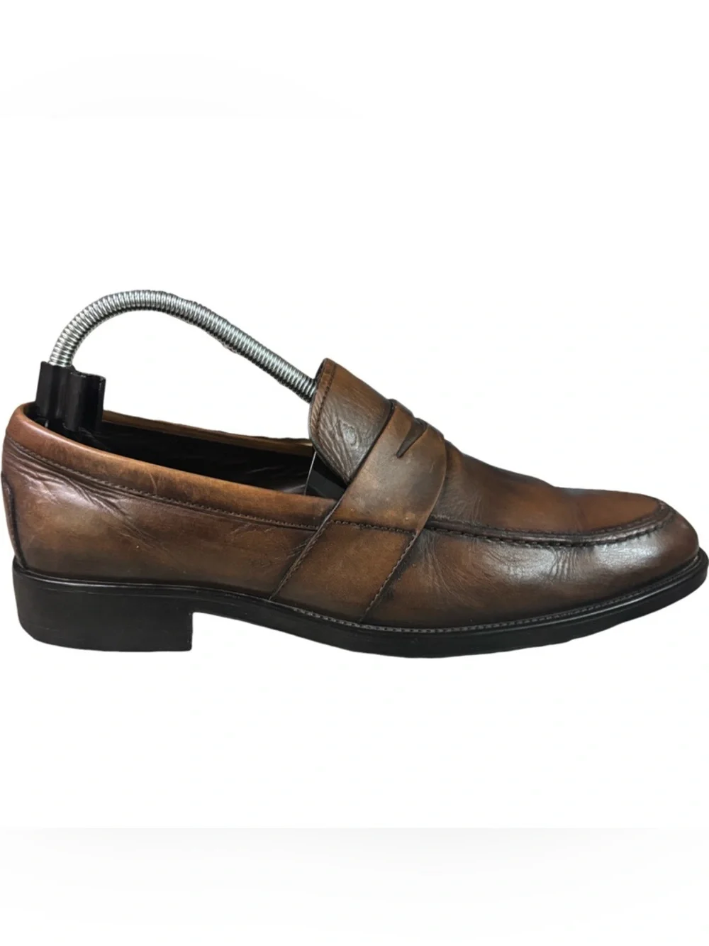 Tod's Mens Penny Loafers Brown Size 7.5 Uk = US SIZE 9